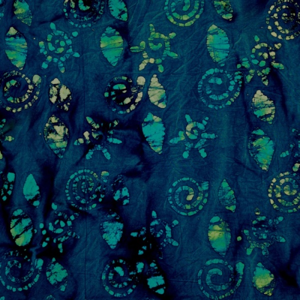 Batik Cotton - Beach Comber Blue